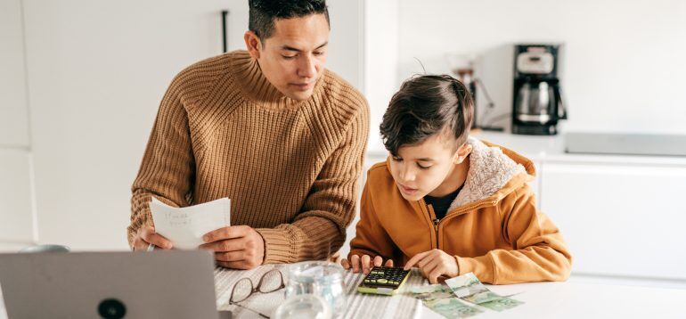 Millennials are teaching money lessons to their kids about spending, saving and investing.